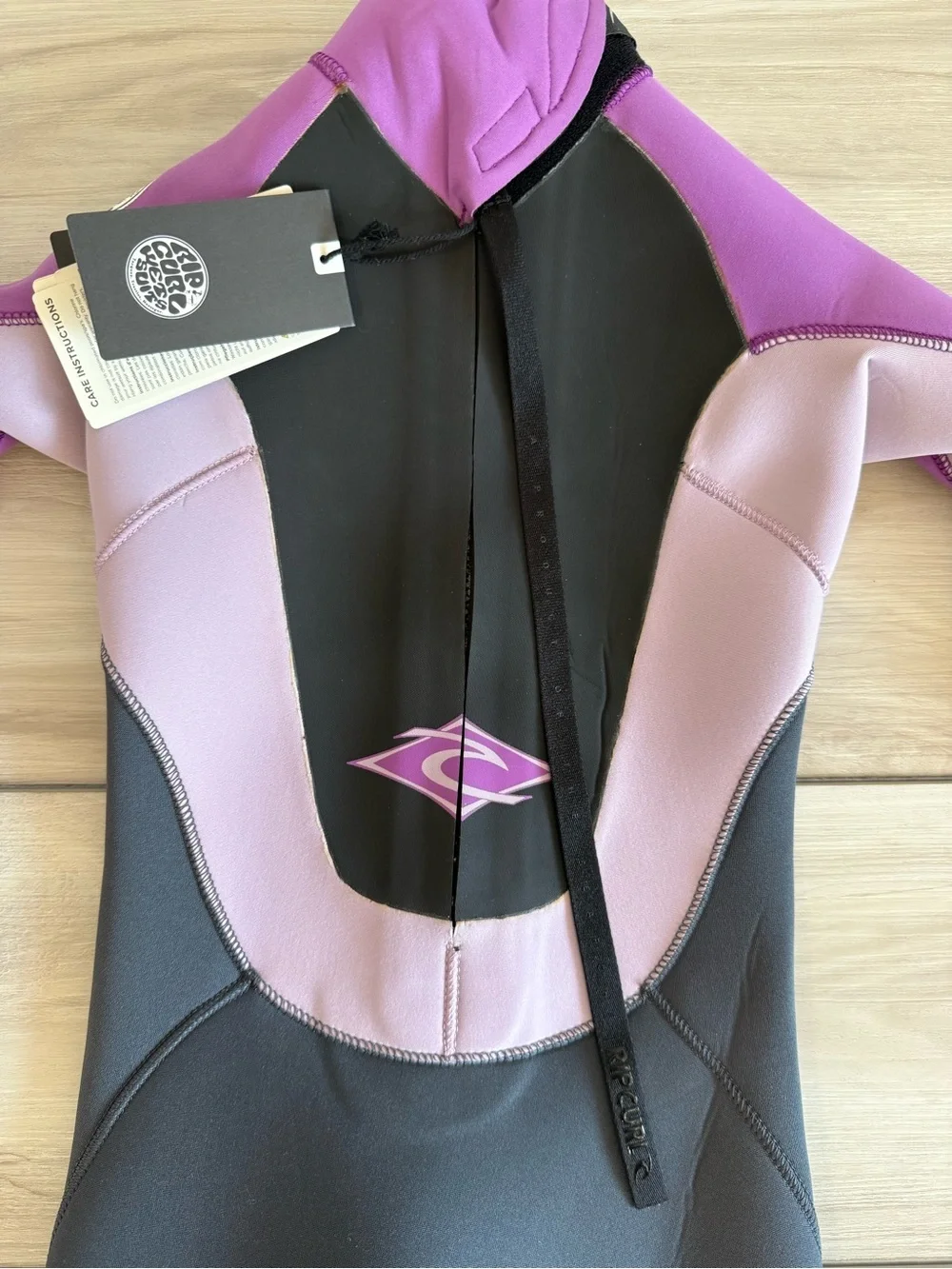 Rip Curl Kids Omega 3/2 Back Zip Purple Various Sizes NWT